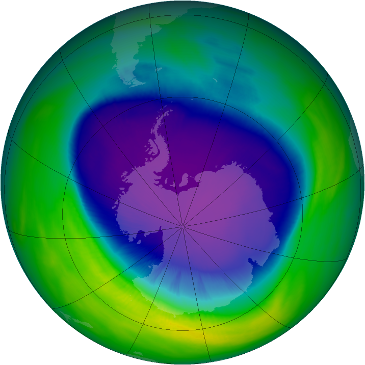 Ozone Map 2005-09-25